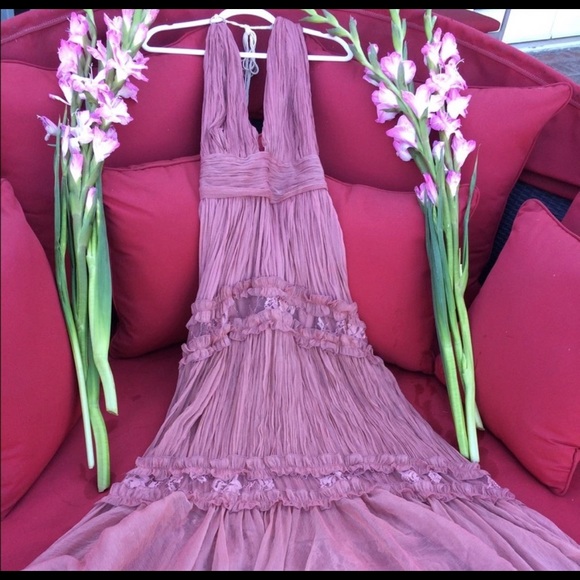 Akira Maxi Dress Mermaid Boho Glam NWOT Size SMALL - Picture 2 of 4